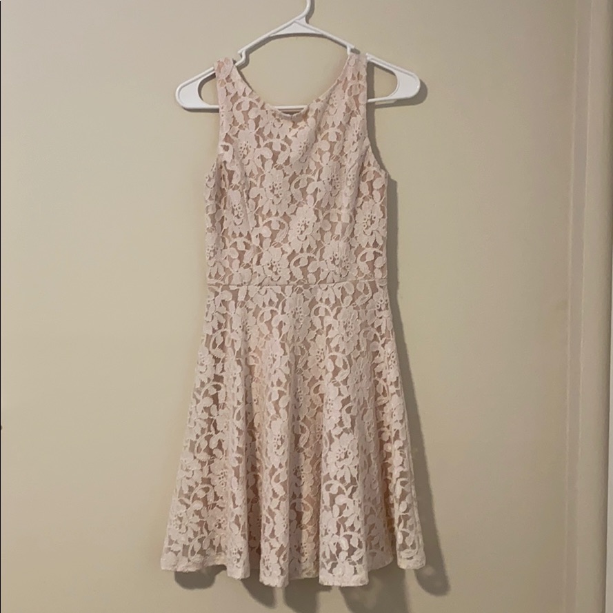 Light Blush Lace Dress